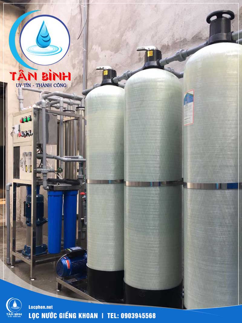 Bình lọc nước giếng khoan Composite Bình lọc nước giếng khoan Composite